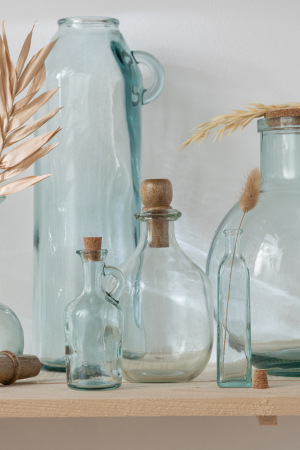 SALE % - Decoratiune, Sticla, Transparent, 8x8x16