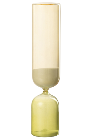 SALE % - Decoratiune, Sticla, Verde, 6.5x6.5x30.5