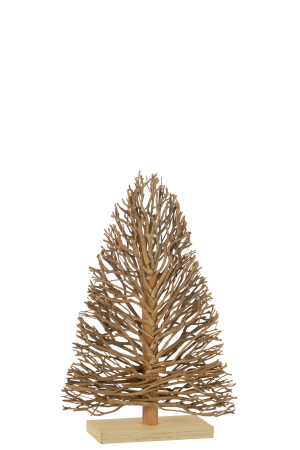 Decoratiune, Tree On Foot, Lemn, Natural [1]