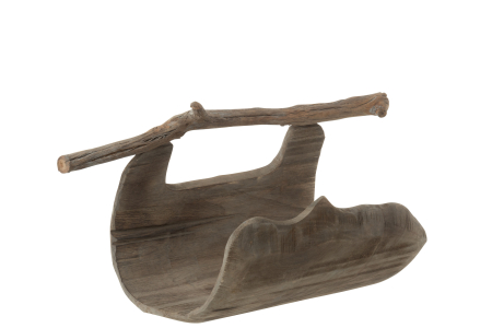Accesorii - Decoratiune trunk, Lemn, Natural, 45x22x17