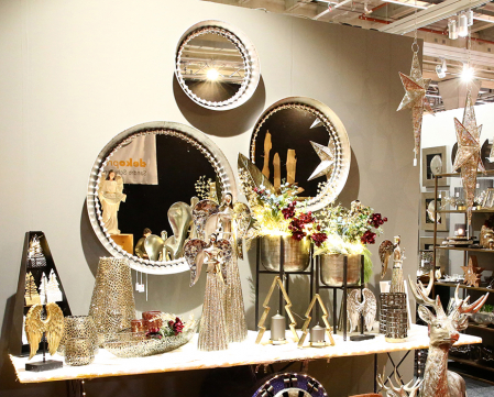 Decoratiune Wings rasina, auriu, 30 cm [4]