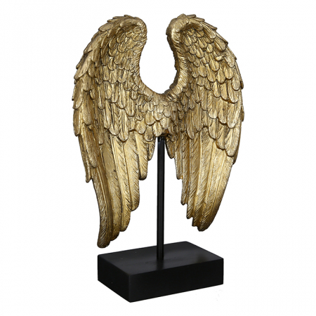 Decoratiune Wings rasina, auriu, 30 cm [2]