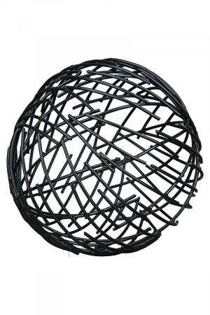 Toate produsele - Decoratiune Wires Ball, Fier, Negru, 16 Cm