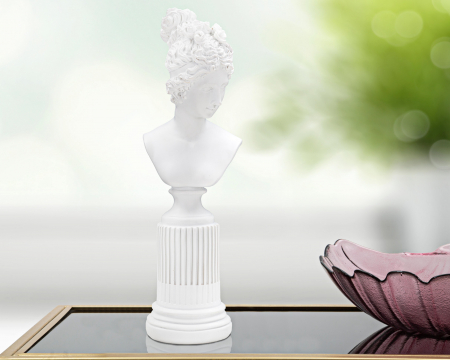 Accesorii - Decoratiune Woman, Rasina   , Alb, 35.5x11x10 cm