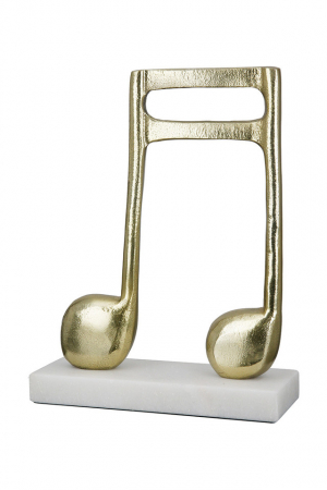SALE % - Decoratiuni Note muzicale, aluminiu, 7.5X20X27 cm