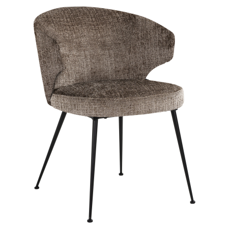DINING - Scaun de dining, Xandra stone chenille ignifug (Niagara 104 Stone Chenille)