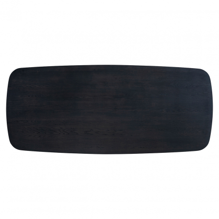 Masă de dining Cambon, 230 ovală (Cafea neagră), Dims: 76.0 x 230.0 x 100.0 cm [2]