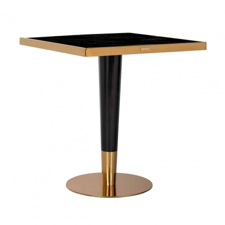 DINING - Masa Can Roca negru 70x70