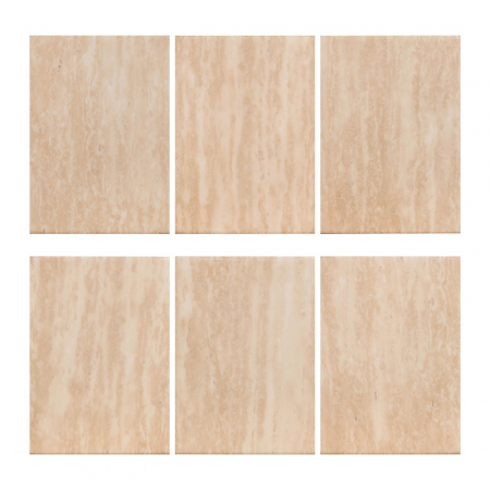 Masă de dining Fictus Travertin imitație (bej), Dims: 75.0 x 240.0 x 120.0 cm [5]
