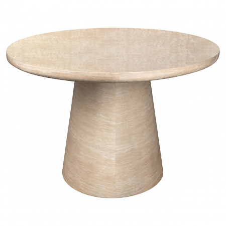 Masă de dining Fictus Travertin imitație (bej), Dims: 75.0 x 240.0 x 120.0 cm [2]