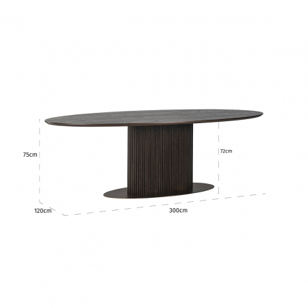 Masa Luxor oval 300 [4]
