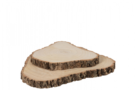 Disc lemn PAULOWNIA, Lemn, Natural, 29x27.5x3.5 cm [2]