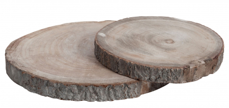 Disc Paulownia, Lemn, Natural, 35x35x4 cm [1]