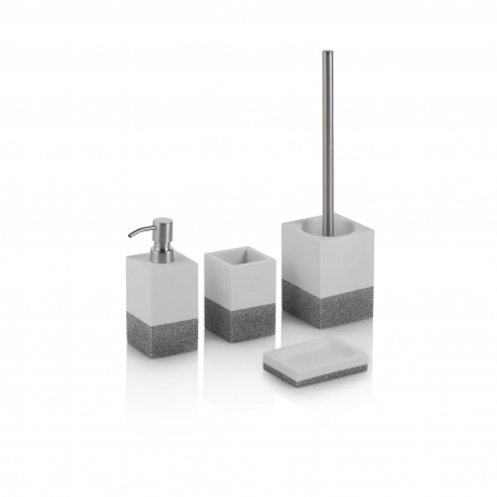 Dozator sapun SAADA, Rasina/Metal, Multicolor, 7x7x16.8 cm [1]