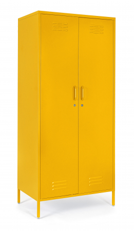 Bufete si dulapuri - Dulap Cambridge, Otel, Galben, 50x80x185 cm