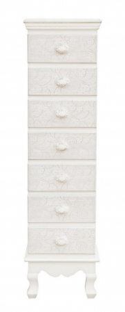 Dulap Clorine, Lemn, Alb, 29x23x112.5 cm [2]