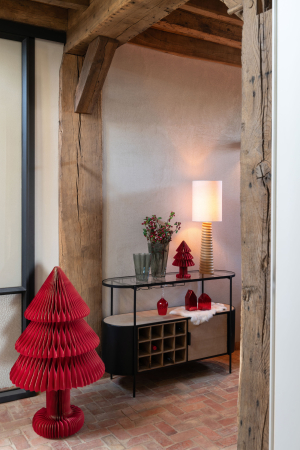 SALE % - Dulap de bar, Bya, metal, natur/negru
