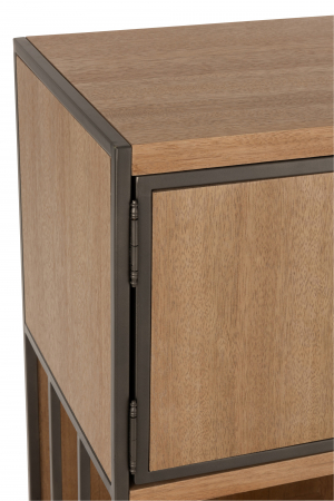 Dulap, Lemn, Natural, 90x40x120.5 cm [5]