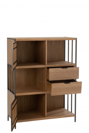 Dulap, Lemn, Natural, 90x40x120.5 cm [10]