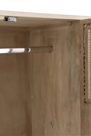 Dulap, Lemn, Negru, 115x45x175.5 cm [9]