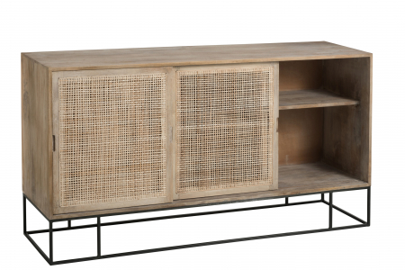 Dulap, Lemn, Negru, 160.5x45x85.5 cm [7]