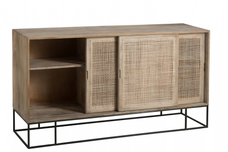 Dulap, Lemn, Negru, 160.5x45x85.5 cm [4]