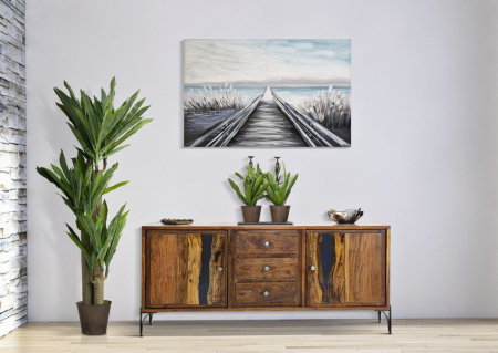 Dulap, MUSTANG cm 175x40x75 (lemn de salcâm) [7]