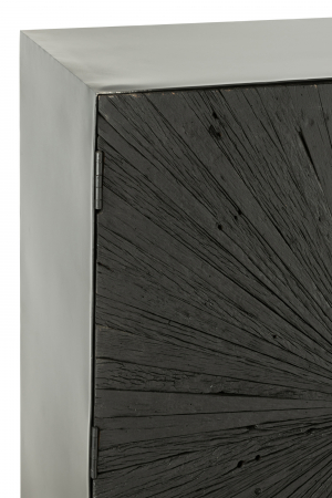 Dulap Shanil Lemn/Metal, Negru [7]
