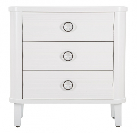 Dulap Shine, Lemn/MDF/Metal, Alb, 84x81x40 cm [2]