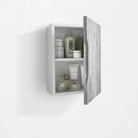 Dulap suspendat BELSK, MDF/Melamina, Gri, 35x18x47.5 cm [2]