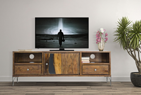 Dulap TV MUSTANG cm 175x40x60 (lemn de salcâm a) [6]