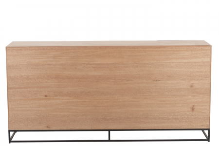 Dulap Zigzag, Lemn, Negru, 180x42.5x86.5 cm [3]