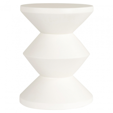 Import - End table Bloomstone Diablo 35Ø (White)