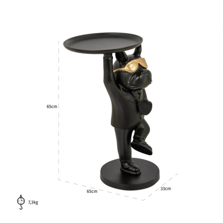Masuta de colt, Bullie (Negru/Auriu) [4]