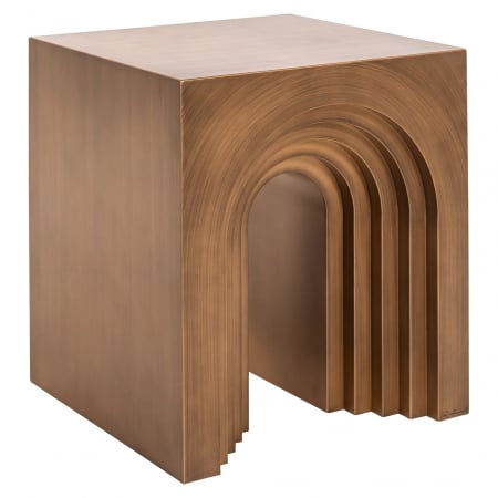 Richmond - Masuta de colt, Vevey (auriu periat), Dims: 55.5 x 50.0 x 50.0 cm