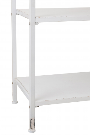 Etajera cu 1 sertar Drawer, Metal, Alb, 54x38x140 cm [4]