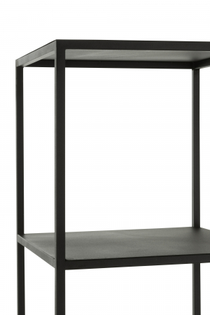 Etajera Levels, Metal, Negru, 40x40x180.5 cm [4]
