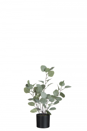 SALE % - Floare artificiala Eucalipt, Plastic, Verde, 27x22x43 cm