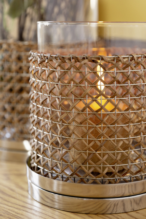 EZ-ADRIA, Bază pentru suport lumânare 146251, trestie, h.16,5, d.23 cm [4]