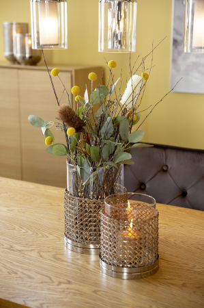 EZ-ADRIA, Bază pentru suport lumânare 146251, trestie, h.16,5, d.23 cm [3]