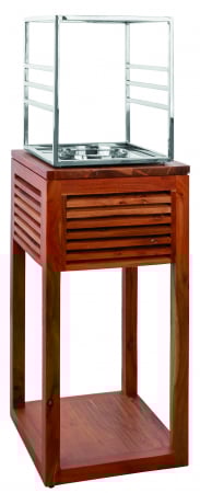 EZ-MALIBU, Bază pentru 146295, oțel inoxidabil, h.30, l.25,5, l.25,5 cm [1]