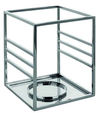 DECORATIUNI - EZ-MALIBU, Bază pentru 146295, oțel inoxidabil, h.30, l.25,5, l.25,5 cm