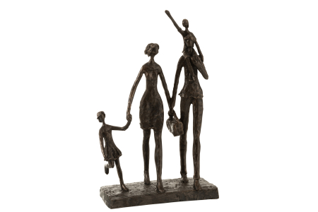 FIGURINE - Familie, Compozit, Maro, 22x11x38.5 cm