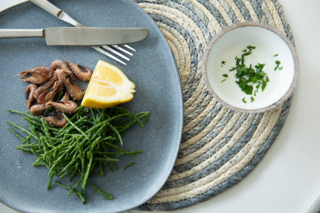 DINING - Farfurie Louise Ceramica Gri M