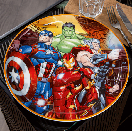 Farfurie, Marvel - Avengers, Porțelan, multicolor, PU 3, D. 31 cm [1]