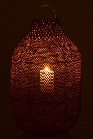 Felinar Cylinder, Ratan/Bambus, Natural, 41x41x80 cm [2]