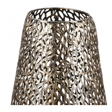 Felinar Purley, metal, auriu, 46x25 cm [2]