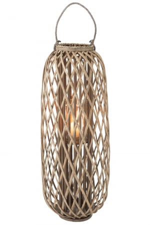 Felinar Willow, Lemn, Gri, 35x35x95 cm [1]