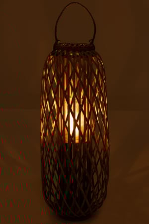 Felinar Willow, Lemn, Gri, 35x35x95 cm [2]
