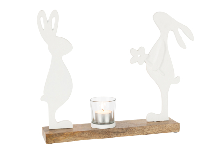 Figurina, Aluminiu, Alb, 30x5x29 [1]